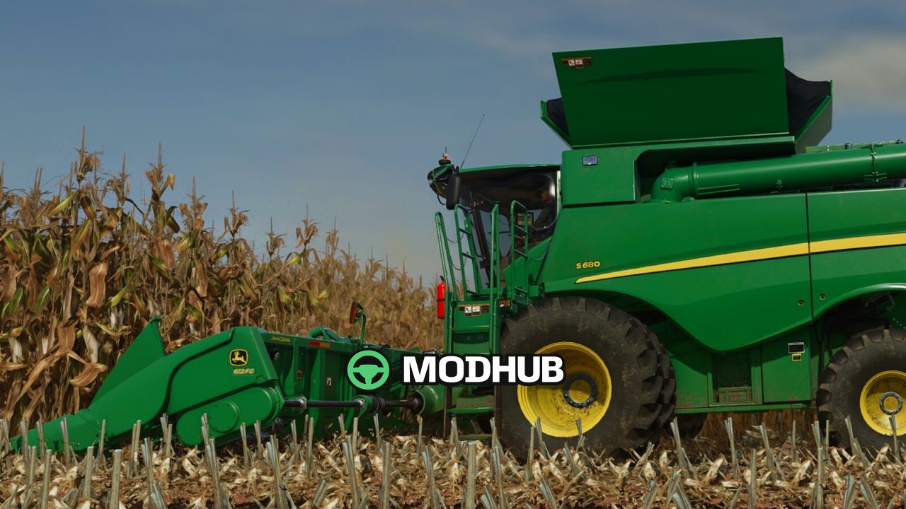 Жатка кукурудзяна John Deere 612FC/712FC V1.0 для FS25