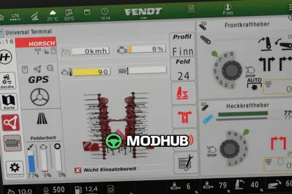 Екран isoBUS Horsch Grubber (Prefab) V1.0.0.3 для FS25