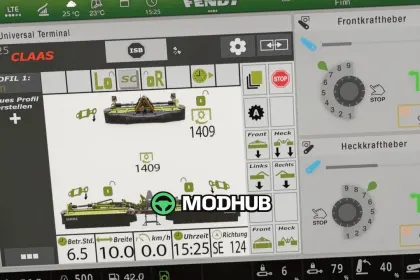 Екран Claas Disco isoBUS (Prefab) V1.0.0.1 для FS25 — 3