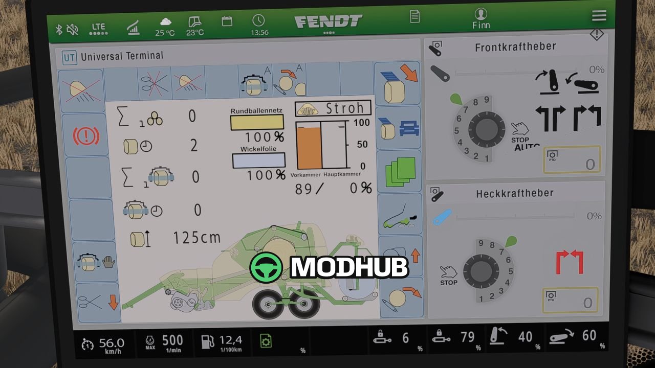 Екран isoBUS Krone Ultima (Prefab) V1.0.0.6 для FS25