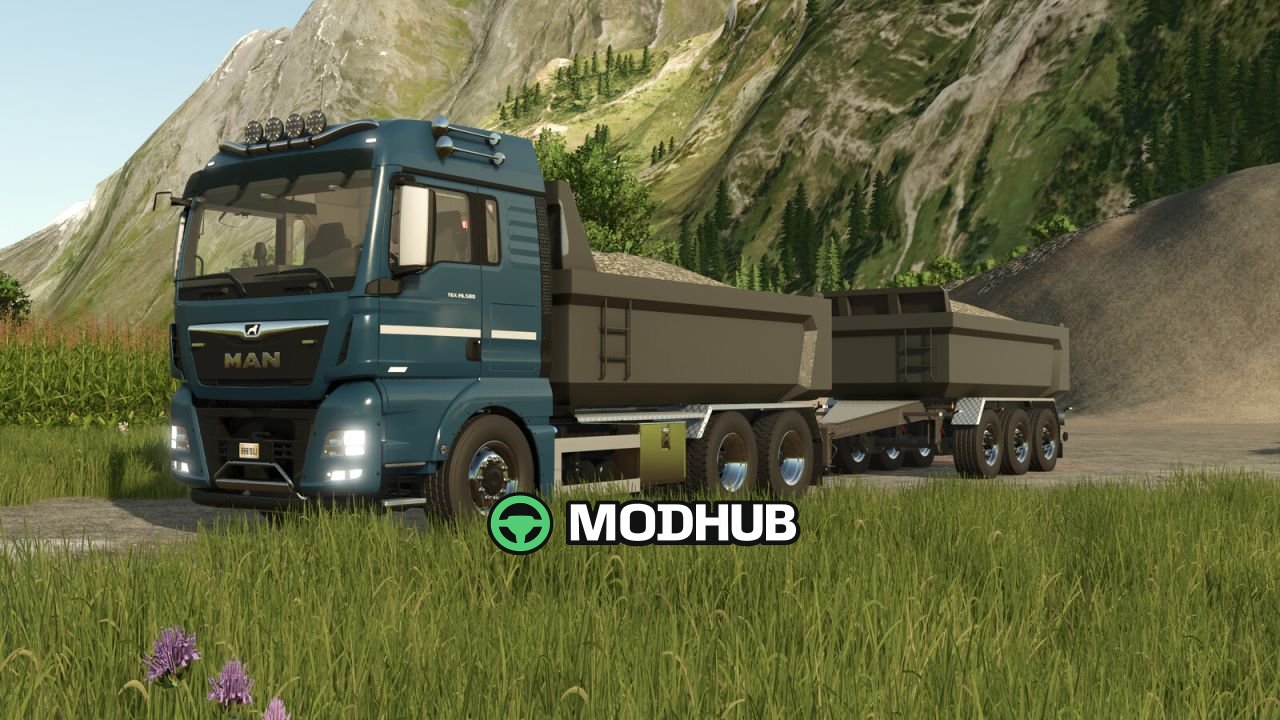 Самоскидний причіп Tipper Trailer V1.0 для FS25