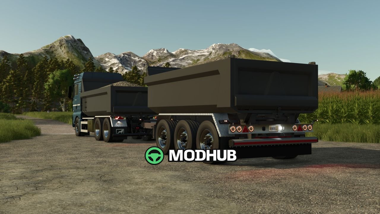 Самоскидний причіп Tipper Trailer V1.0 для FS25