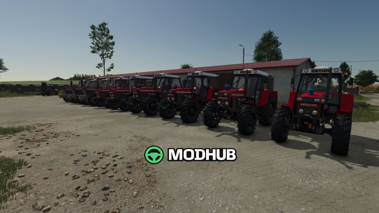 Трактор Zetor Crystal 4 Pack Edit V1.0.0.1 для FS25