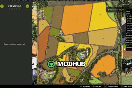 AutoDrive Fazenda Agua Limpa V1.0 для FS25