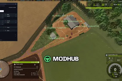 AutoDrive Fazenda Agua Limpa V1.0 для FS25 — 3