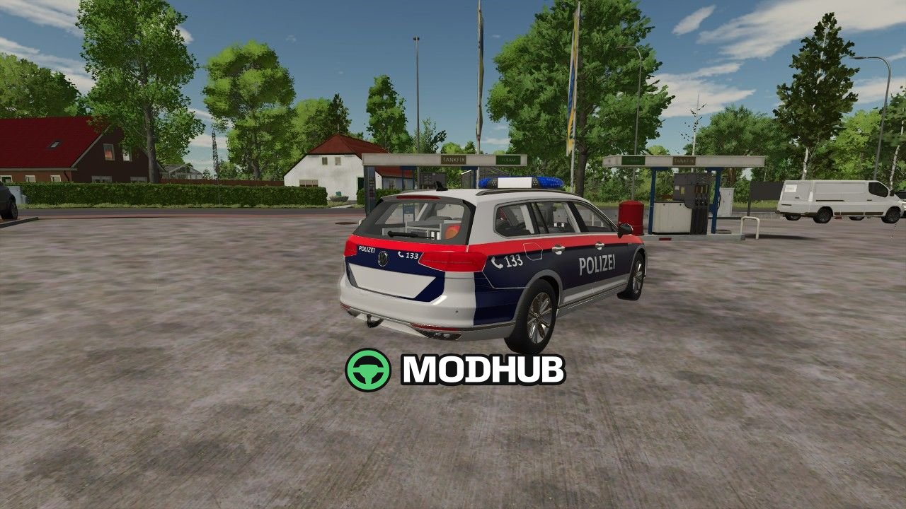 Поліційний Volkswagen Passat B8 2015 Austrian Police V1.0 для FS25