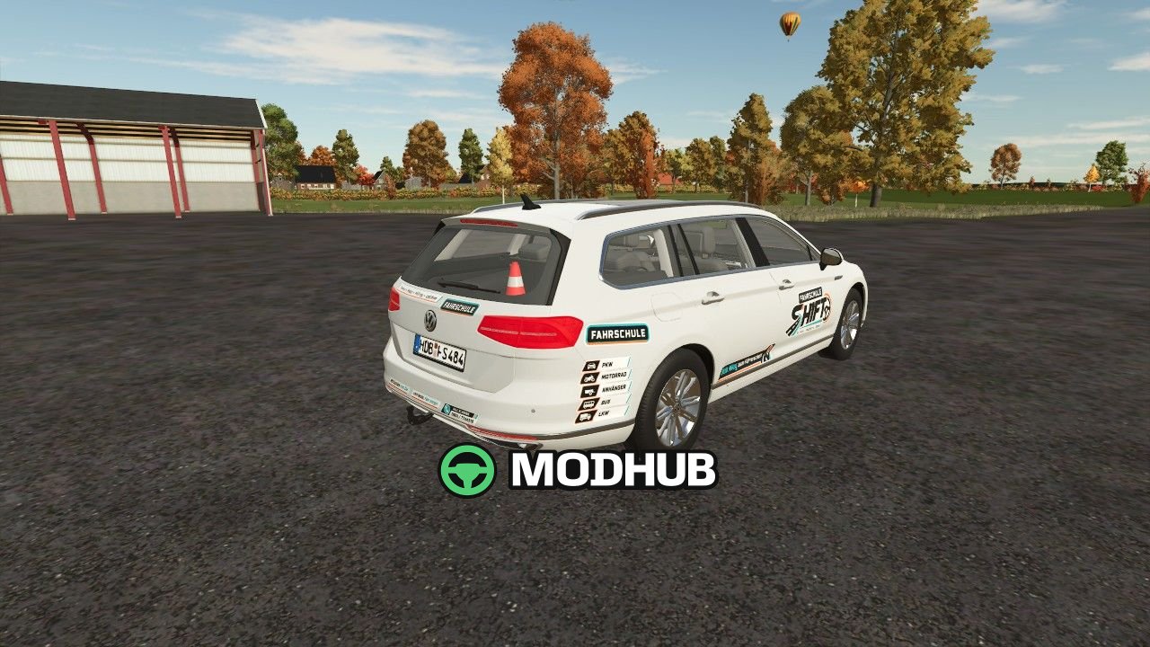 Скін Volkswagen Passat B8 2015 Driving School Shift V1.0 для FS25