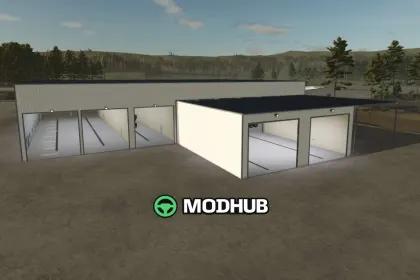 Duża warsztatownia i magazyn Large Work Shop & Storage Facility v1.0 do FS25