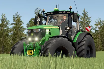 Трактор John Deere 6230-6250R 2019 для Farming Simulator 25