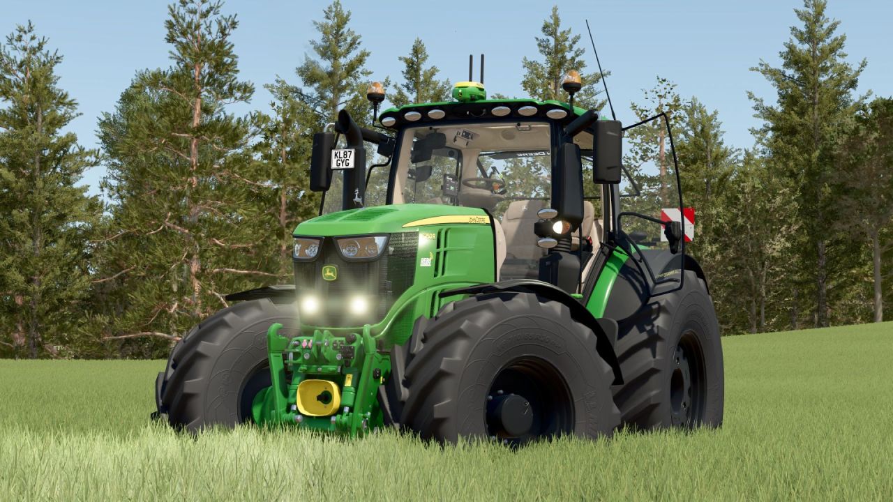 Трактор John Deere 6230-6250R 2019 для Farming Simulator 25