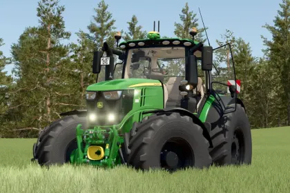 Трактор John Deere 6230-6250R 2019 для Farming Simulator 25 — 4