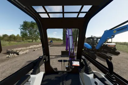 Екскаватор-навантажувач Bobcat E60 для Farming Simulator 25 — 6