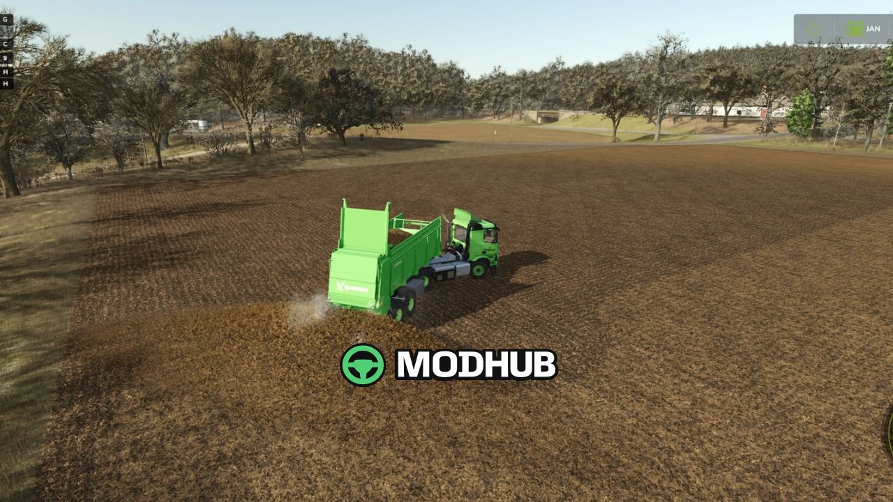 Причіп-евакуатор Hooklift trailer V1.0 для FS25