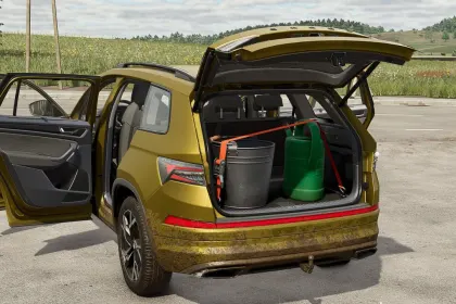 Спортивний Позашляховик Skoda Kodiaq RS Plus для Farming Simulator 25 — Реалістичні Анімації та Керування
