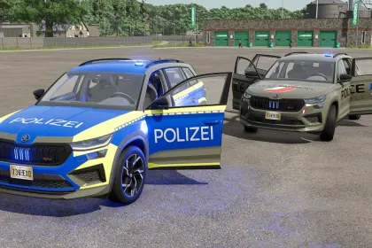 Спортивний Позашляховик Skoda Kodiaq RS Plus для Farming Simulator 25 — Реалістичні Анімації та Керування