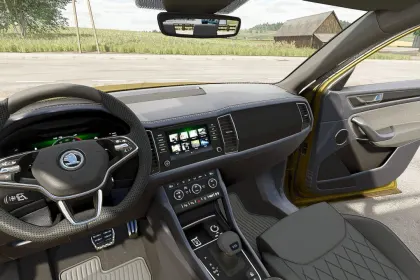 Спортивний Позашляховик Skoda Kodiaq RS Plus для Farming Simulator 25 — Реалістичні Анімації та Керування