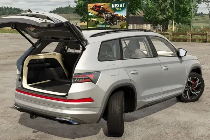 Спортивний Позашляховик Skoda Kodiaq RS Plus для Farming Simulator 25 — Реалістичні Анімації та Керування
