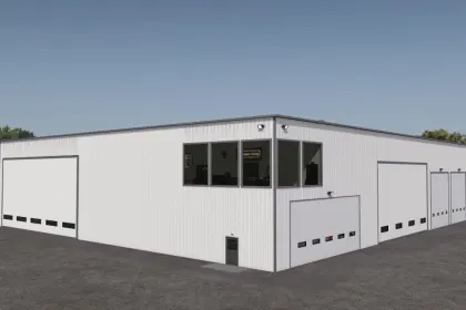 Майстерня та складський ангар Large Work Shop & Storage Facility для Farming Simulator 25