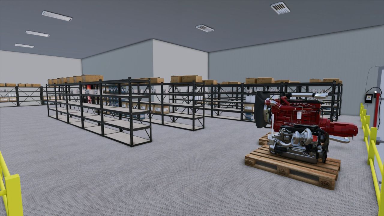 Майстерня та складський ангар Large Work Shop & Storage Facility для Farming Simulator 25