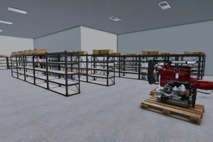 Майстерня та складський ангар Large Work Shop & Storage Facility для Farming Simulator 25 — 4