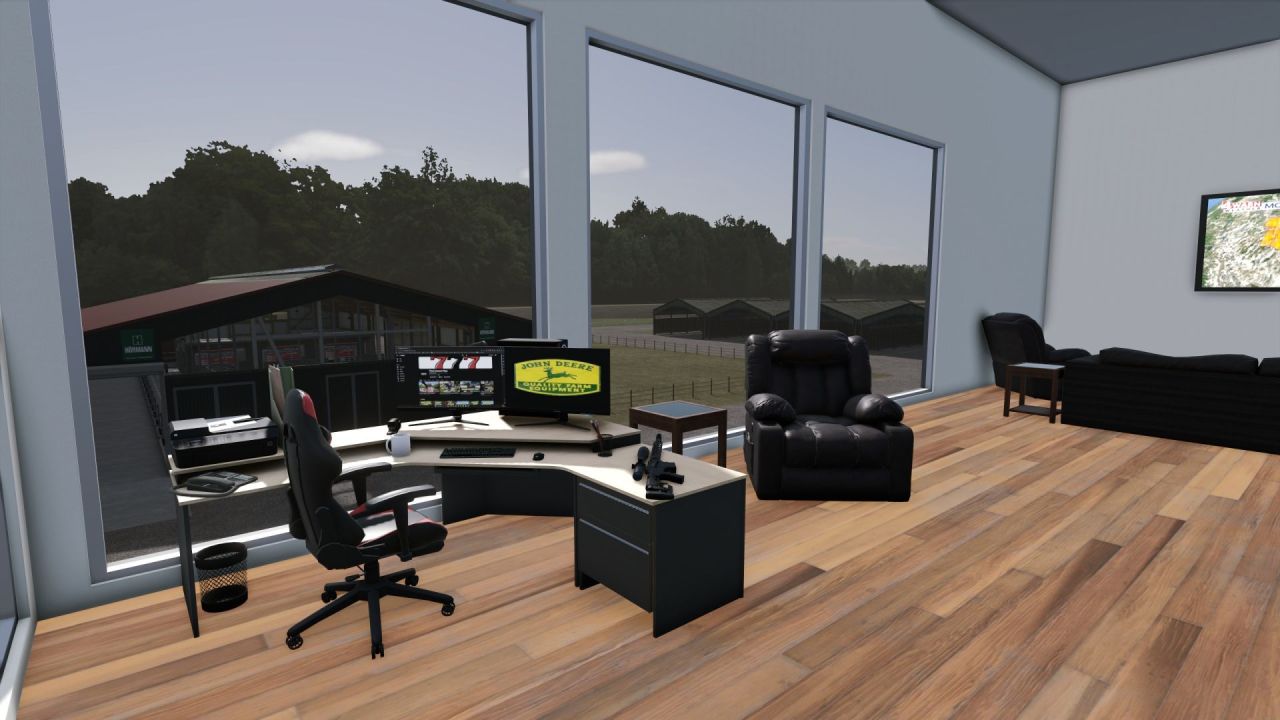 Майстерня та складський ангар Large Work Shop & Storage Facility для Farming Simulator 25