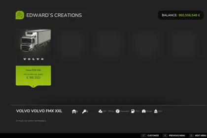 Вантажівка Volvo FMX XXL для Farming Simulator 25 — 2