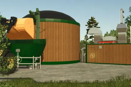 Nowoczesna Instalacja Biogazowa Wood-Biogas dla Ekonomicznej Farmy w FS25 — 6
