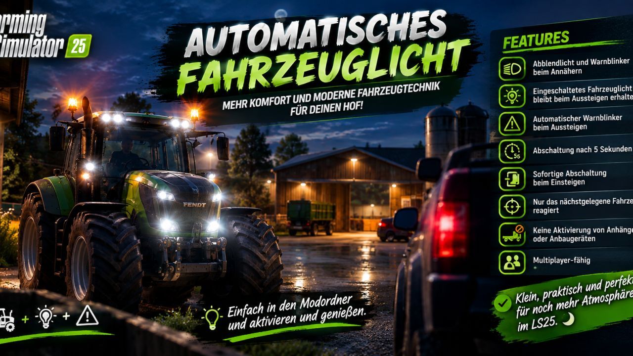 Функція «Coming Home» для Farming Simulator 25
