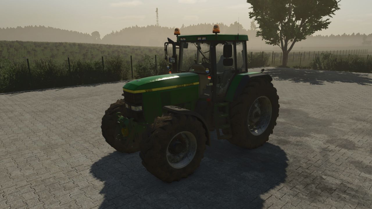 Трактор John Deere 7810 для Farming Simulator 25