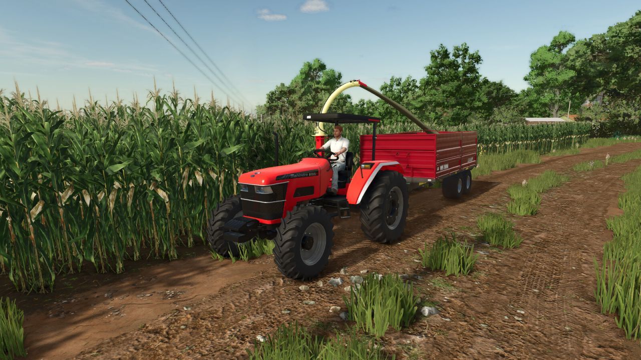 Mocny Mały Traktor Mahindra 6000 8000 Series do Farming Simulator 25