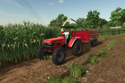 Powerful Small Tractor Mahindra 6000 8000 Series for Farming Simulator 25 — 1