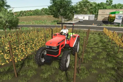 Powerful Small Tractor Mahindra 6000 8000 Series for Farming Simulator 25 — 2