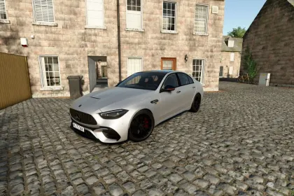 Автомобіль Mercedes-Benz AMG C63 S E Performance для Farming Simulator 25