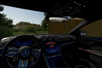 Samochód Mercedes-Benz AMG C63 S E Performance do Farming Simulator 25 — 4