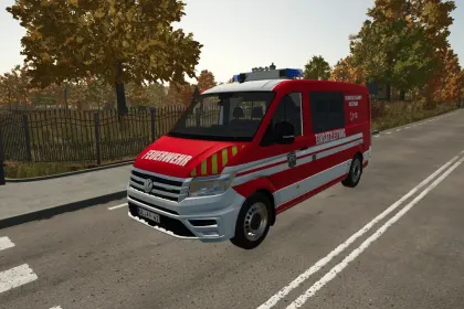 Volkswagen Crafter ELW1 FFW Westerrade для Farming Simulator 25
