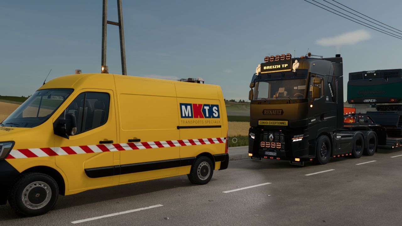Мод вантажівки Renault T для Farming Simulator 25