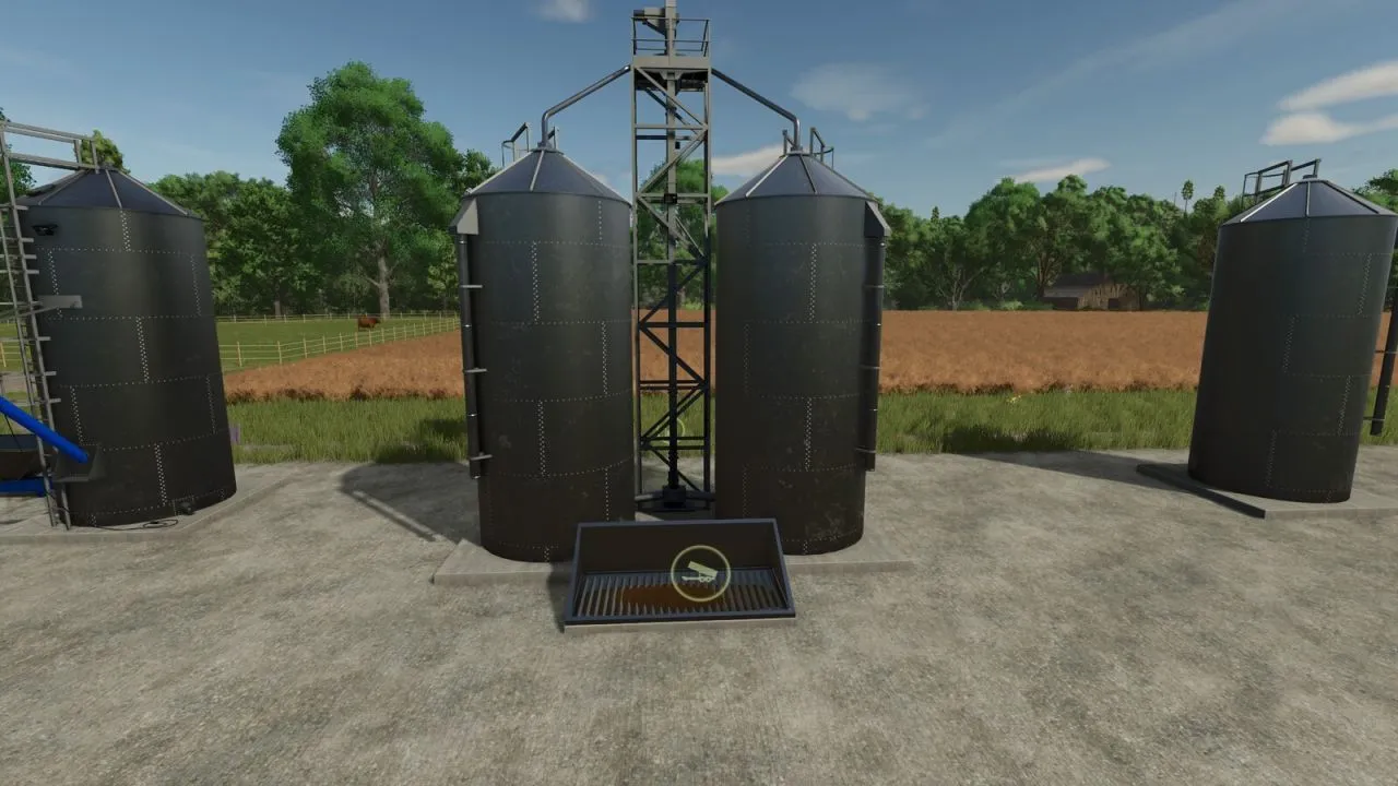 Efficient BIN Pack — Spacious Metal Silos BIN 10 and BIN 100 for Farming Simulator 25