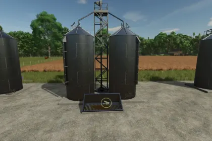 Efficient BIN Pack — Spacious Metal Silos BIN 10 and BIN 100 for Farming Simulator 25 — 1