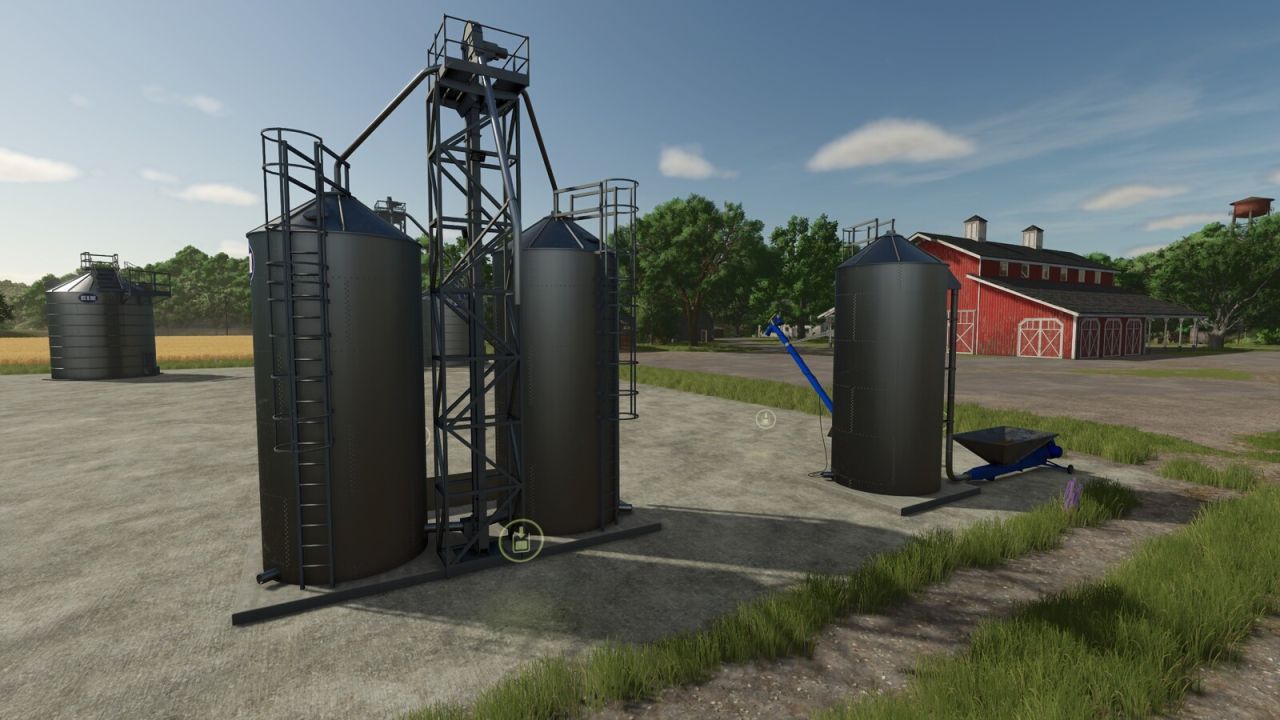 Efficient BIN Pack — Spacious Metal Silos BIN 10 and BIN 100 for Farming Simulator 25