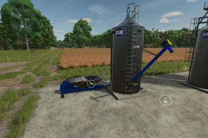 Efficient BIN Pack — Spacious Metal Silos BIN 10 and BIN 100 for Farming Simulator 25 — 3