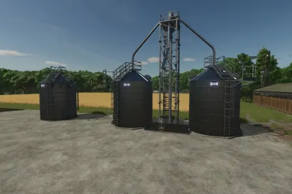 Efficient BIN Pack — Spacious Metal Silos BIN 10 and BIN 100 for Farming Simulator 25 — 4