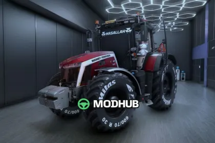 Трактор Massey Ferguson 8S Red V1.0 для FS25