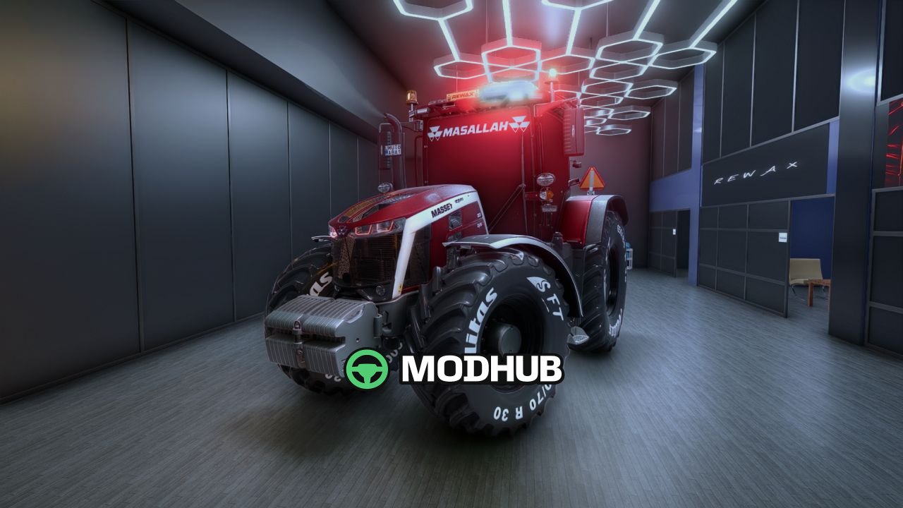 Трактор Massey Ferguson 8S Red V1.0 для FS25