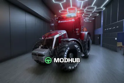 Трактор Massey Ferguson 8S Red V1.0 для FS25 — 2