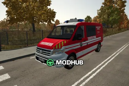 Автомобіль Volkswagen Crafter ELW1 FFW Westerrade V1.0 для FS25