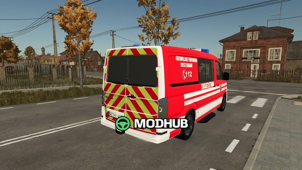 Автомобіль Volkswagen Crafter ELW1 FFW Westerrade V1.0 для FS25