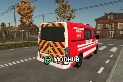 Автомобіль Volkswagen Crafter ELW1 FFW Westerrade V1.0 для FS25 — 2