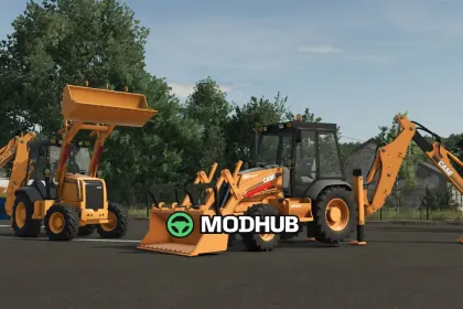 Екскаватор-навантажувач Case 580 Super M & L Pack V1.0.2.8 для FS25