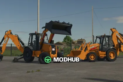 Екскаватор-навантажувачі Case 580N & 580 Super N для FS25