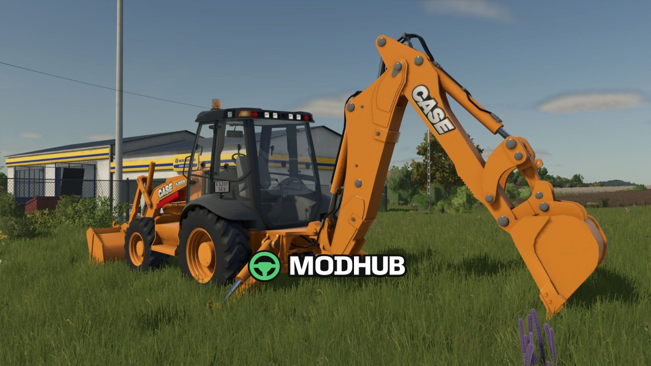 Екскаватор-навантажувачі Case 580N & 580 Super N для FS25